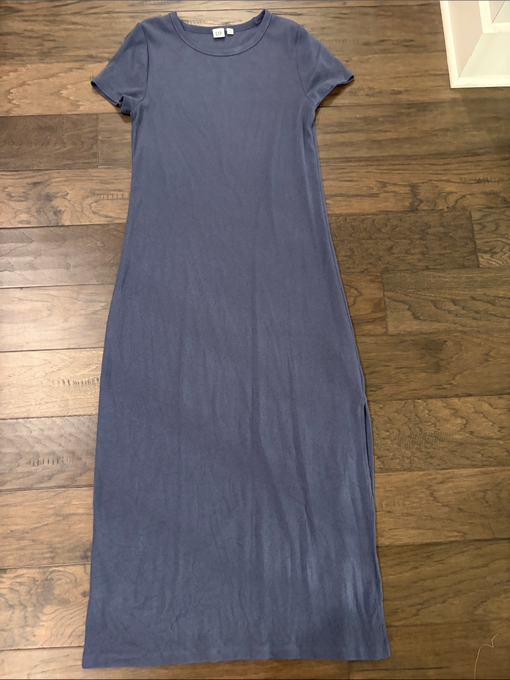 Gap Petite Ribbed Knit Maxi Dress Sz MP